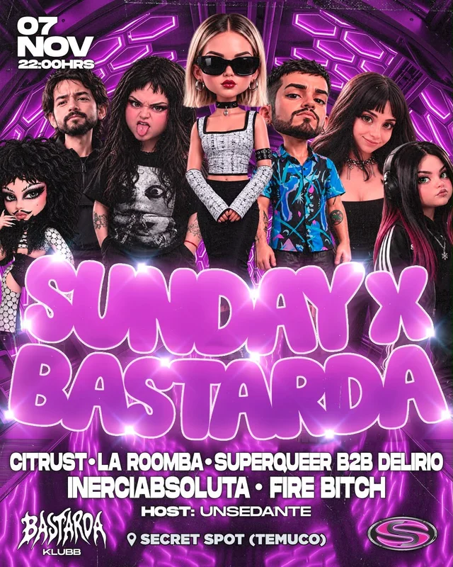 Bastarda Kkkubb X Sunday Temuco