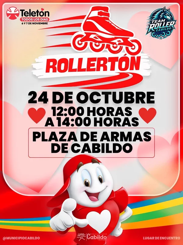 Rollertón por la Teletón