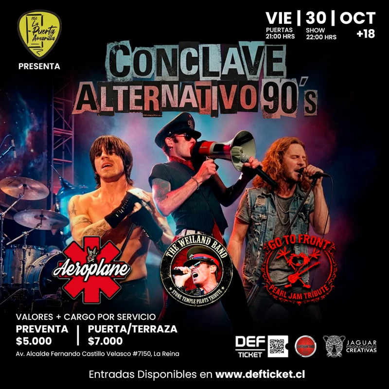 Conclave Alternativo 90´s – La Puerta Amarilla