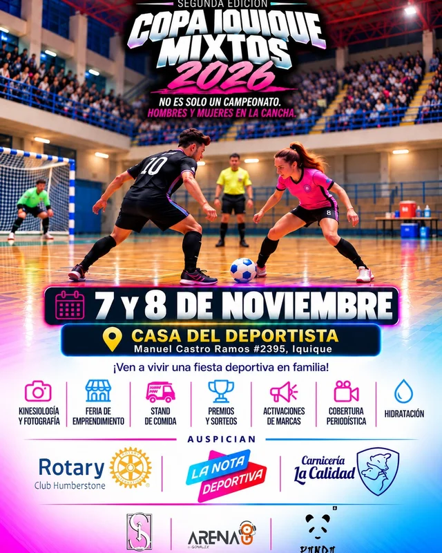 Segunda Edición Copa Iquique Mixtos ''Cuadrangular Baby Fútbol''