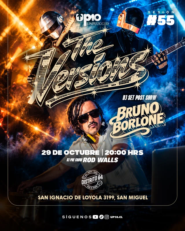 The Versions, Bruno Borlone | Up10 Unplugged | Distrito 04
