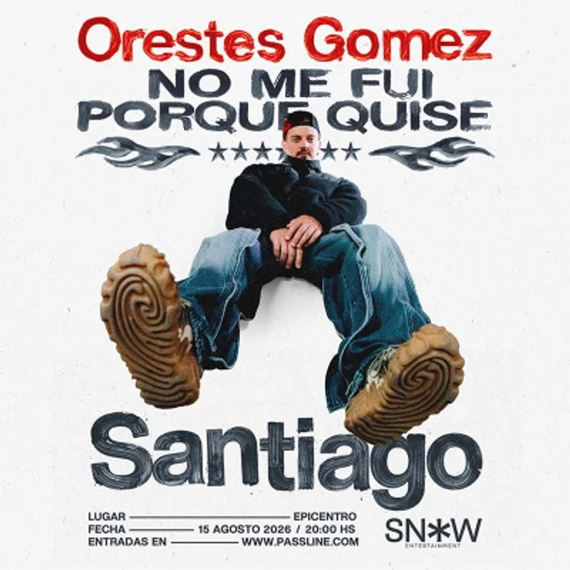 Orestes Gomez - No Me Fui Por Que Quise Showcase en Santiago de Chile