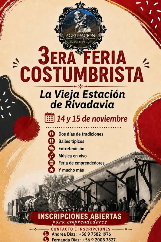 3° Feria Costumbrista «La Vieja Estación de Rivadavia»