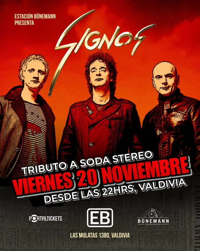 Signos: Tributo A Soda Stereo En Bunemann, Valdivia