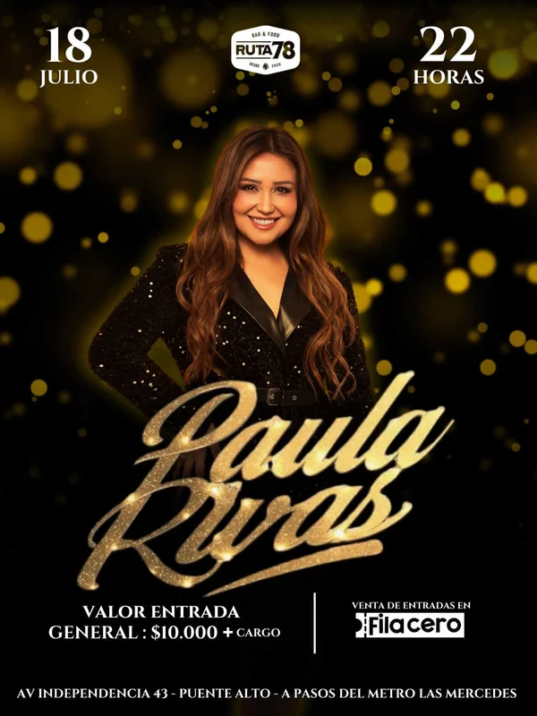 Paula Rivas La Reina de la Cumbia Chilena en Ruta 78