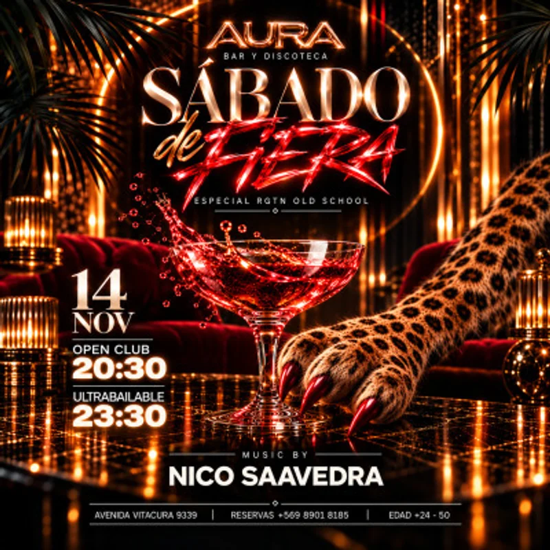 Aura ★ SABADO 14 NOVIEMBRE ★