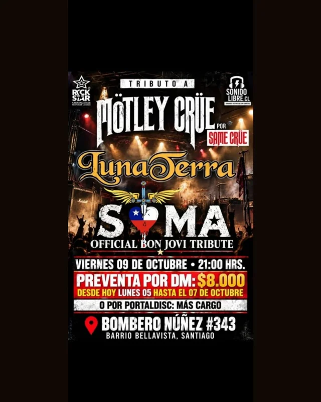 Tributo A Montley Crüe En Rockstar Stage