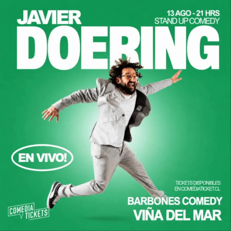 Javier Doering en Barbones Comedy