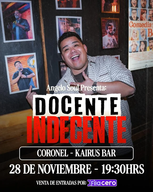 Docente Indecente - Angelo Soul en Kairus Bar