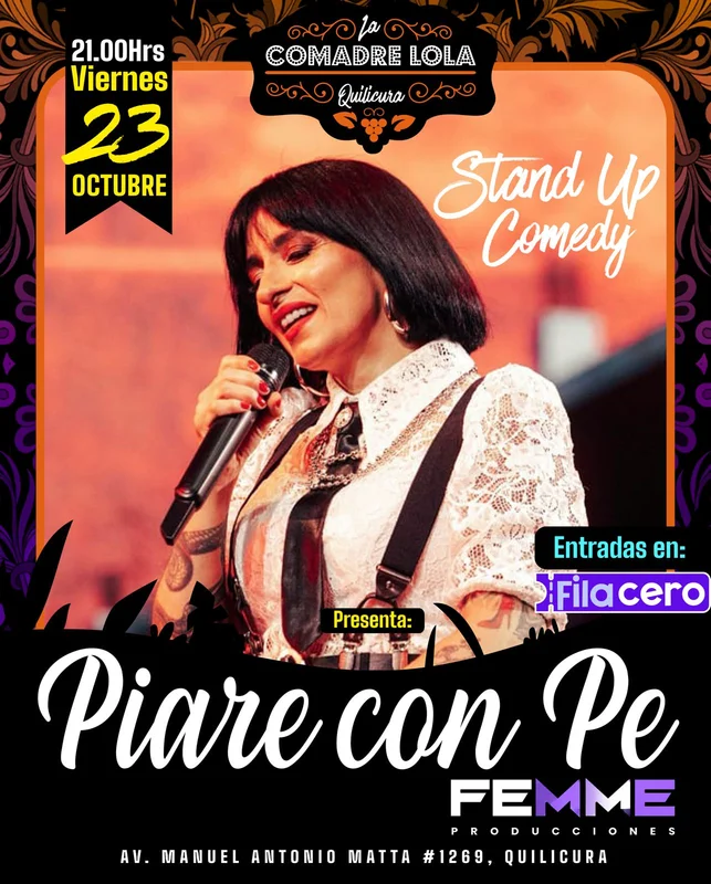 Piare con Pe en La Comadre Lola