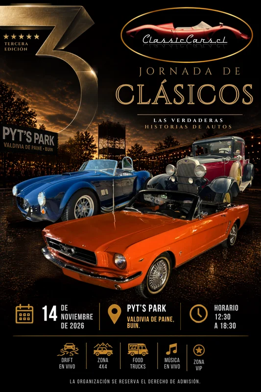 3ª Jornada de Clásicos by ClassicCars.cl