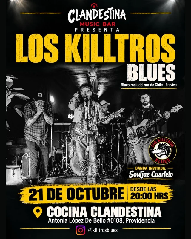 Los Killtros Blues + Souljae Cuarteto En Cocina Clandestina