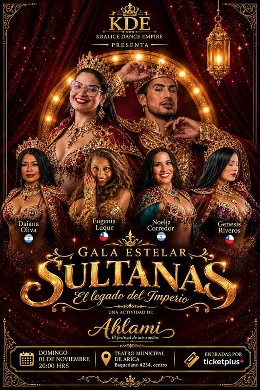 Gala Estelar Sultanas - Festival Ahlami (El Festival de mis suenos) II Version