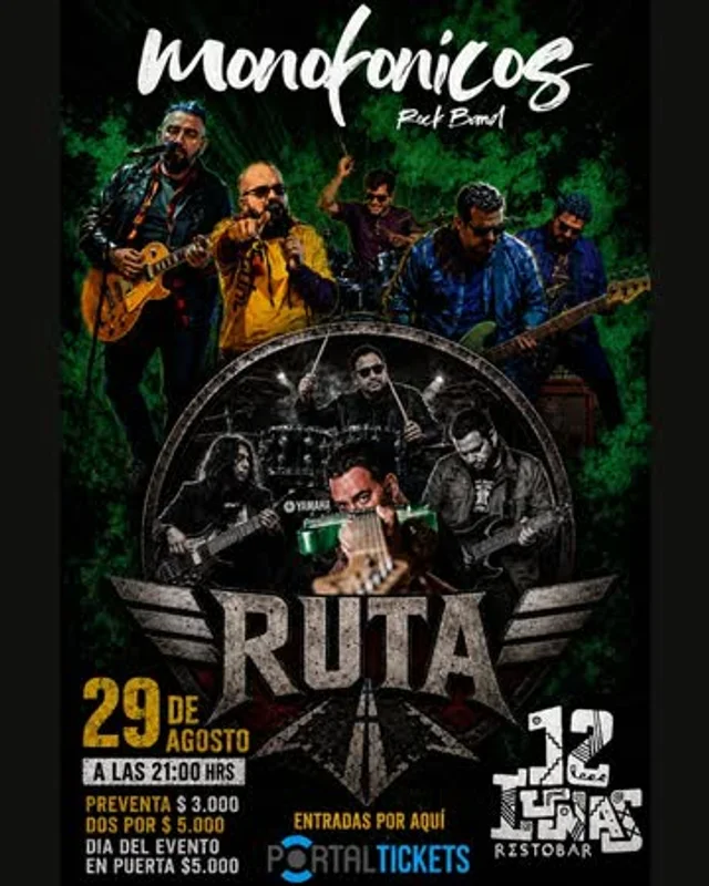 Grunge Hard Rock Festival! En 12 Lunas Restobar, La Serena