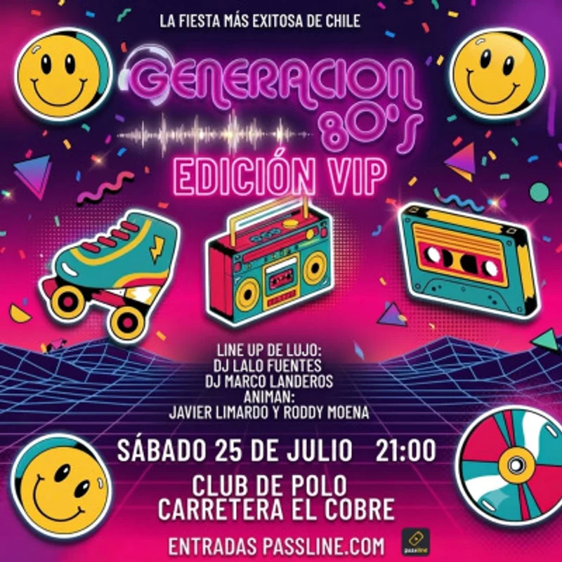 Fiesta Generación80s VIP