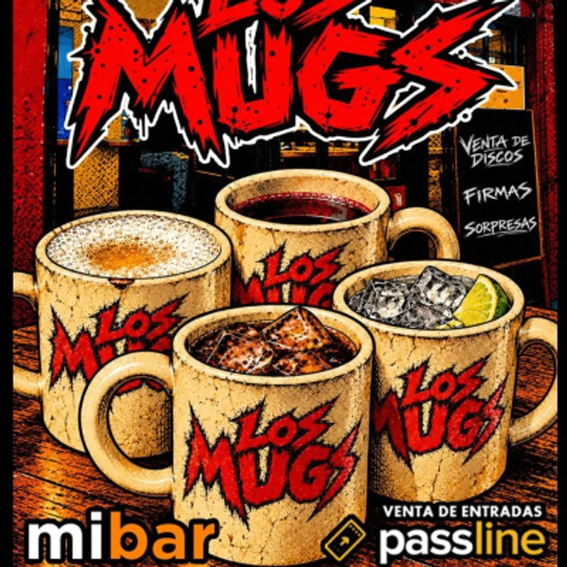Conversatorio y firma de discos con "Los Mugs"