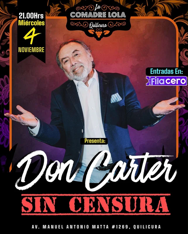 Don Carter Sin Censura en Comadre Lola