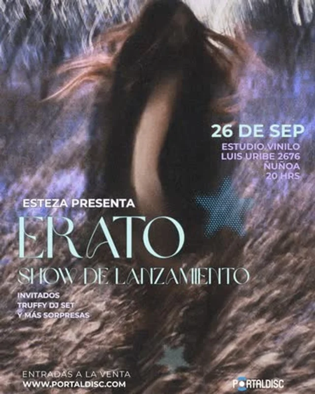 Esteza Presenta: Erato Show De Lanzamiento En Estudio Vinilo