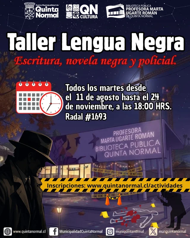 Taller Lengua Negra: Escritura, Novela Negra Y Policial