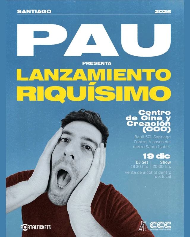 Pau: Lanzamiento Riquísimo En Centro De Cine Y Creacion Ccc