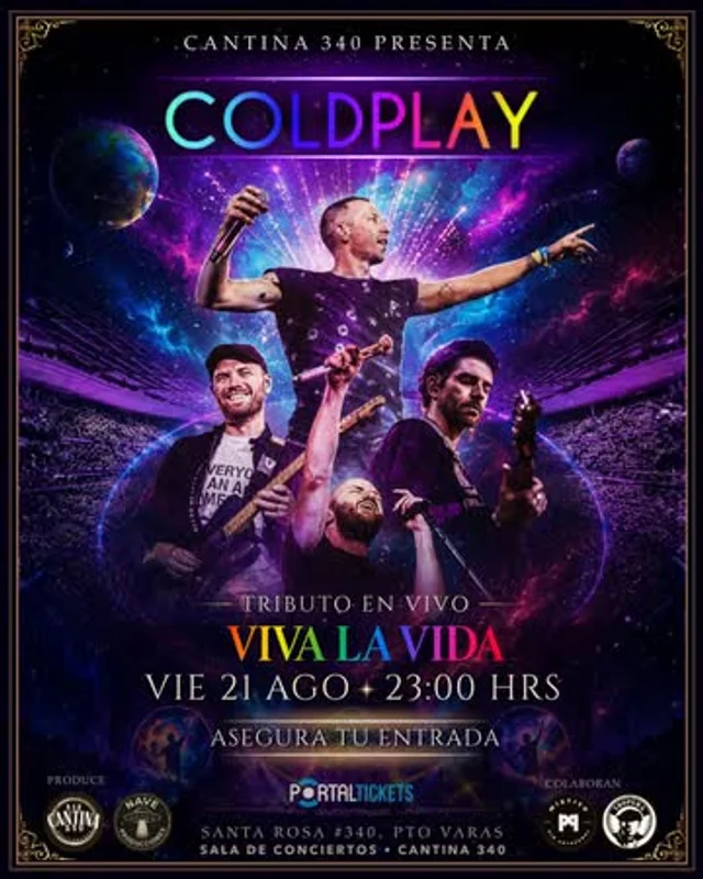Tributo Coldplay En Cantina 340, Puerto Varas