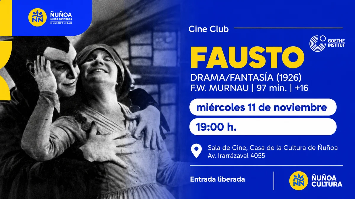 Cine Club Ñuñoa presenta «Fausto», de F. W. Murnau