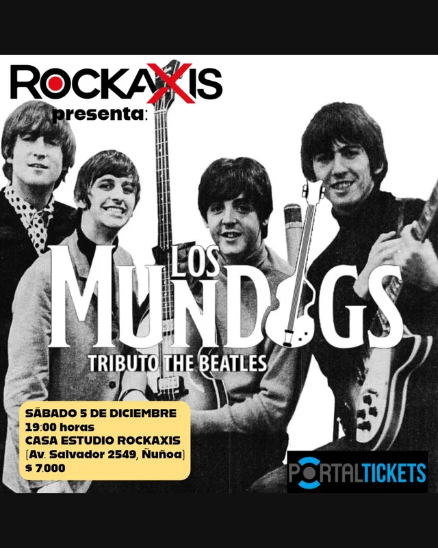 Los Mundogs: Tributo The Beatles En Casa Estudio Rockaxis