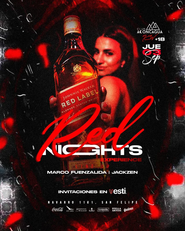 Jue03 Red Night | Full Promos Johnnie Red