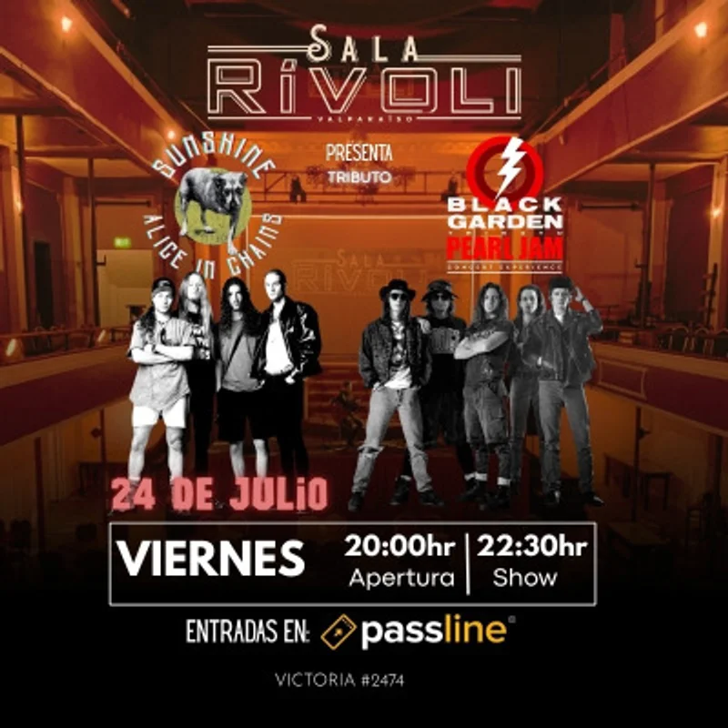 Sala Rívoli Presenta Noche Grunge
