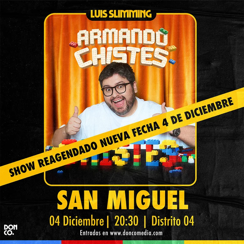 Luis Slimming / Distrito San Ignacio / 04 de Diciembre / 20:30 hrs