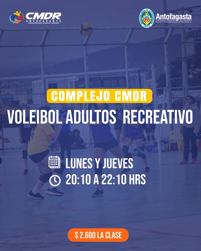 Taller Voleibol Adulto Recreativo | CDE