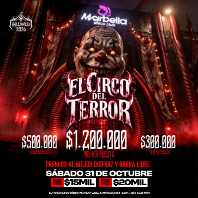 El Circo Del Terror – Sábado 31 De Octubre