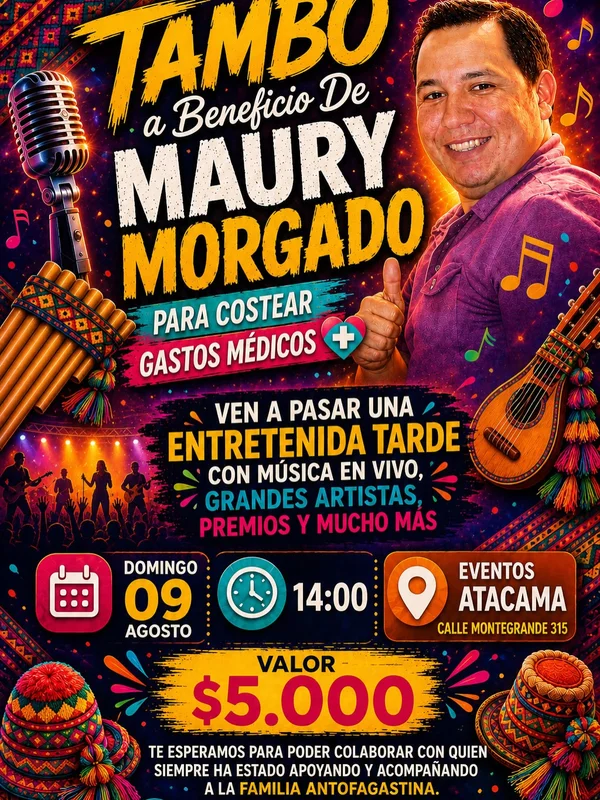 Tambo Beneficio Maury Morgado