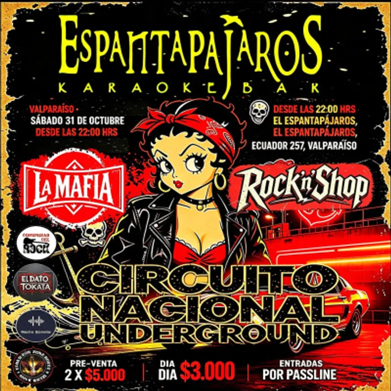 Circuito nacional undergraund Valparaíso