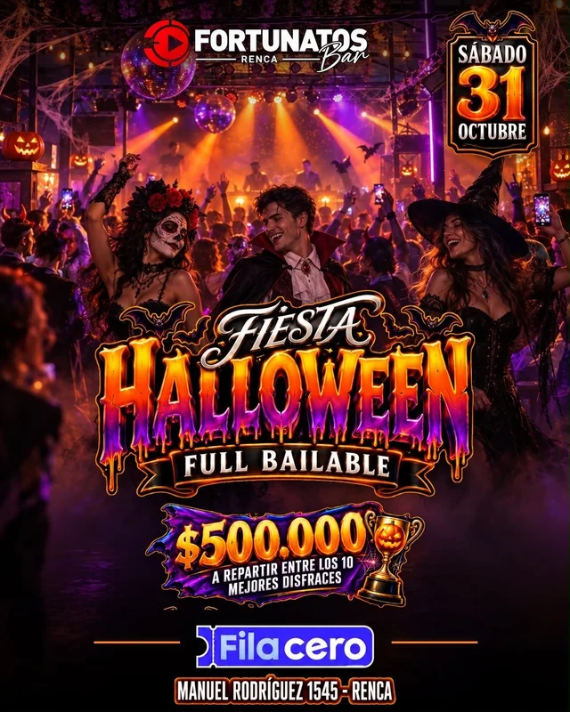 Fiesta Halloween Fortunatos Bar