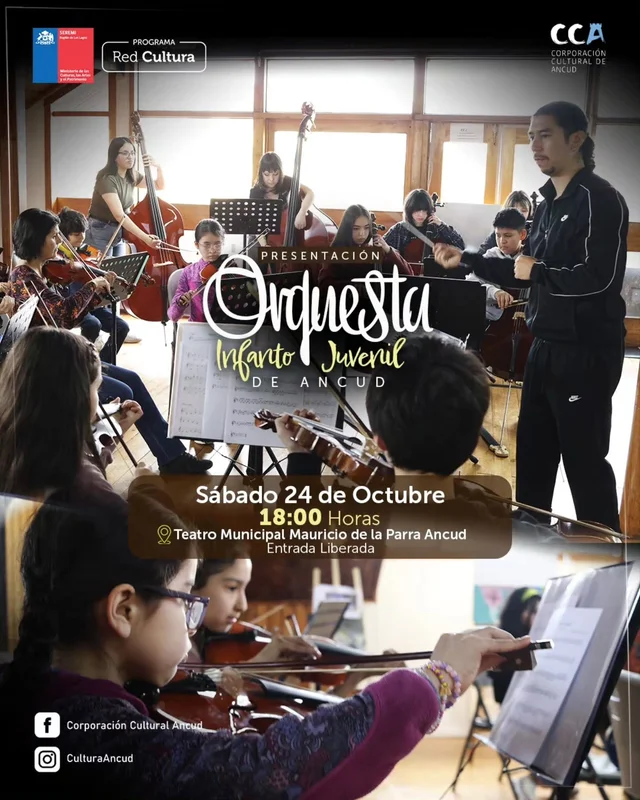 Concierto de la Orquesta Infanto Juvenil de la Corporación Cultural de Ancud