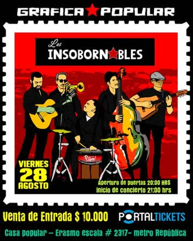 Los Insobornables En Concierto En Gráfica Popular