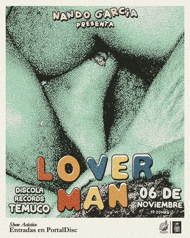 Nando García Presenta Lover Man En Díscola Records, Temuco
