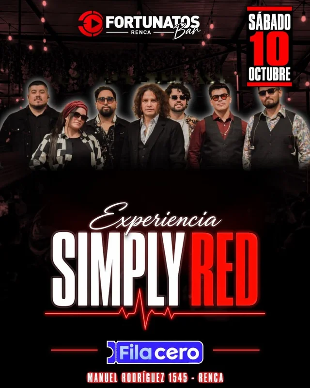 Experiencia Simply Red en Fortunatos Bar