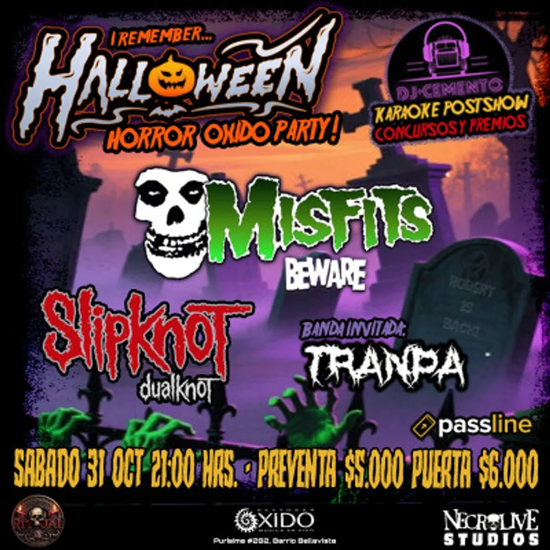 Halloween Horror  Oxido Party