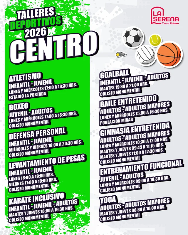 Talleres Deportivos - Centro