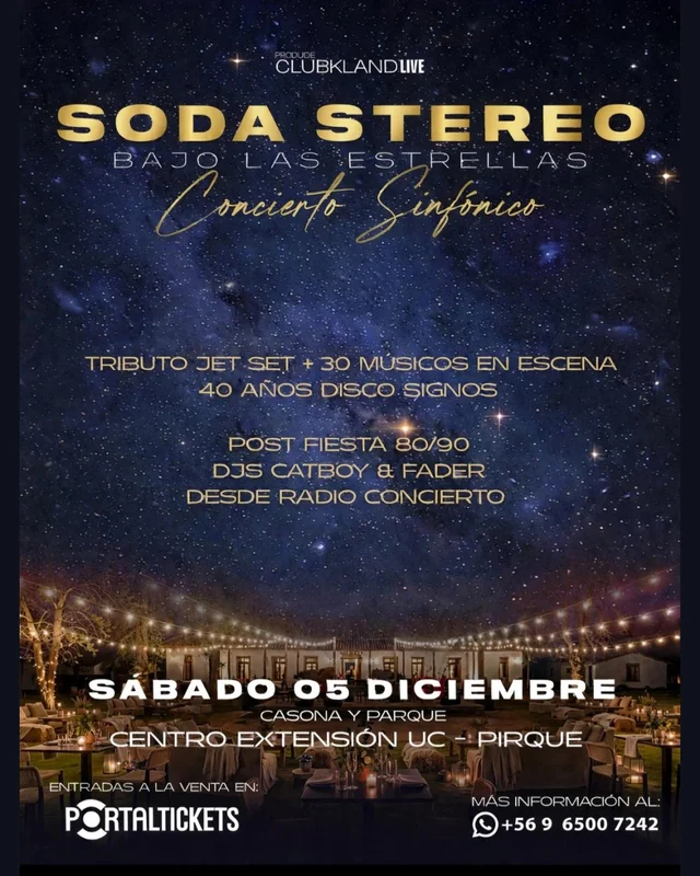 Soda Bajo Las Estrellas Centro De Extension Uc Pirque