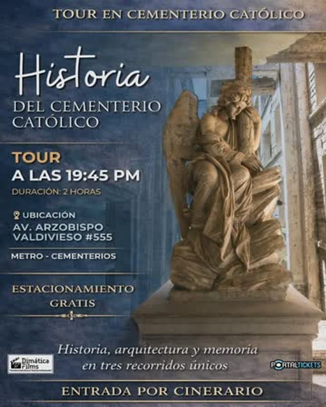 Tour En El Cementerio Católico: Historia Del Cementerio - Viernes 17 De Julio Del 2026 - 19:45 Horas