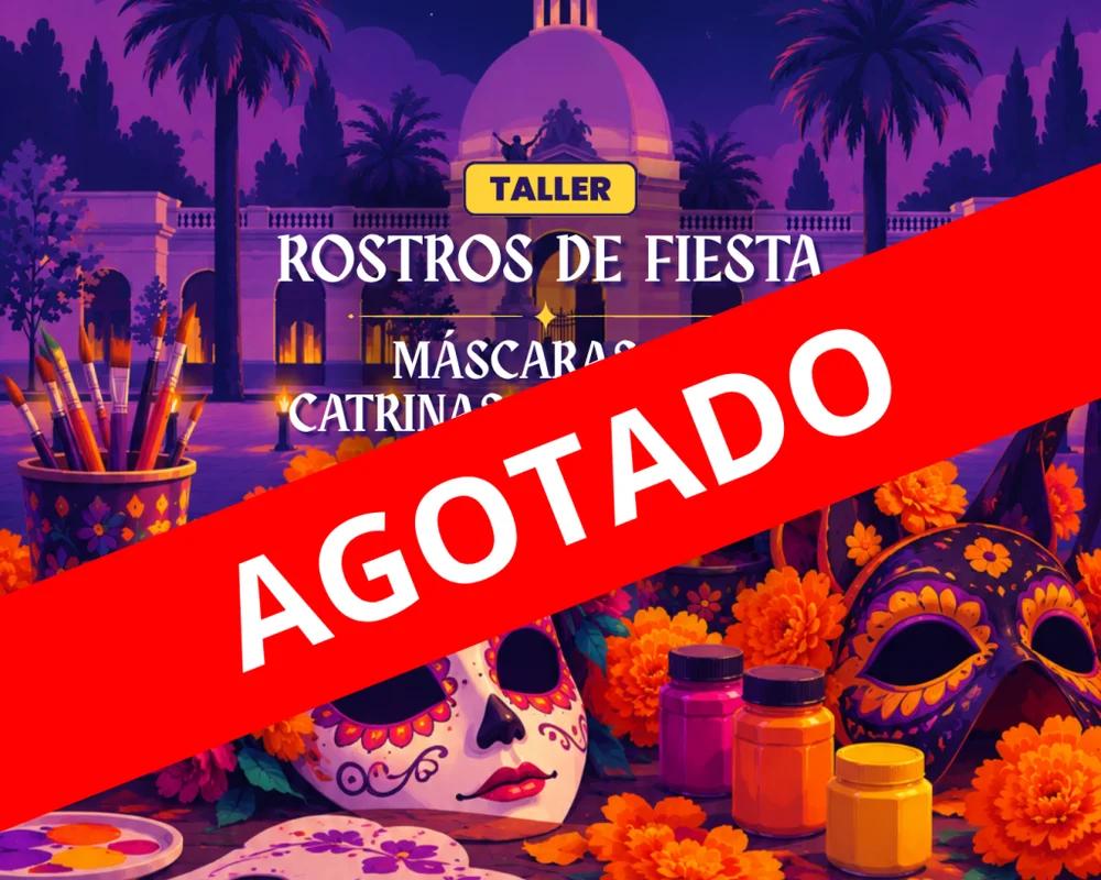 Rostros de fiesta: máscaras de Catrinas y criaturas