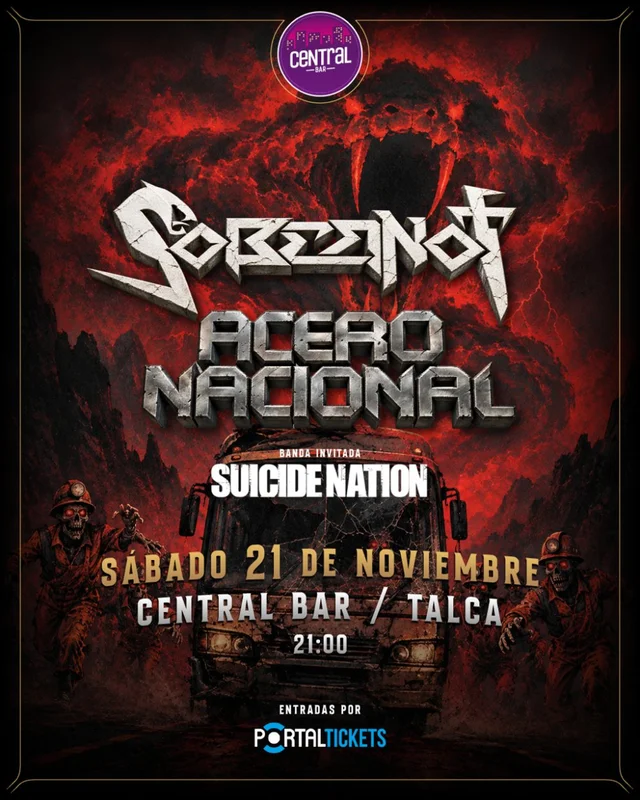 Sobernot + Acero Nacional En Central Bar, Talca
