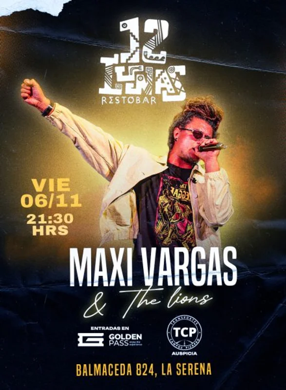 Maxi Vargas & The Lions en Bar 12 Lunas - La Serena
