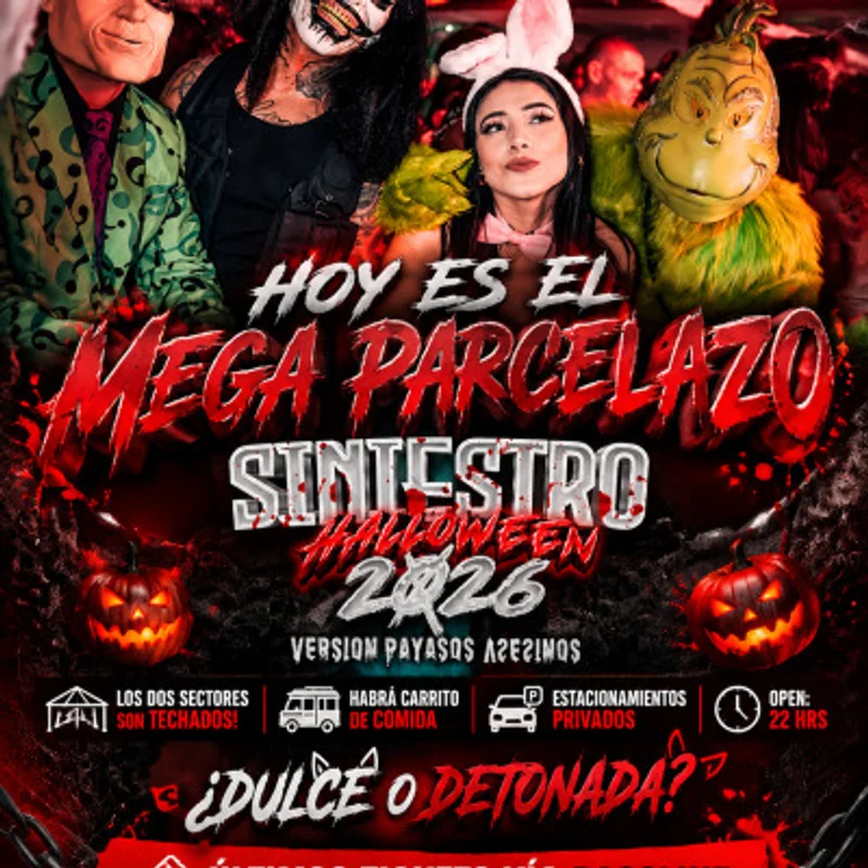 🩸 SINIESTRO HALLOWEEN 2026 ⚠️ 🩸 Versión payasos 🤡 asesin0s 🤡 - mega parcelazo / sab