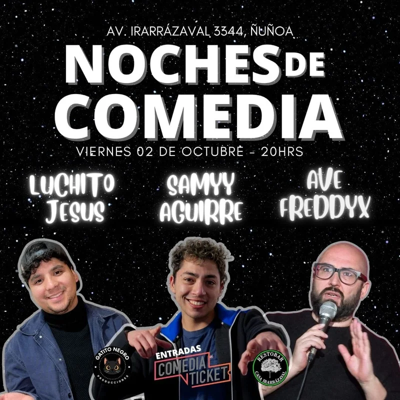 Noches de comedia - Casa irarrazaval