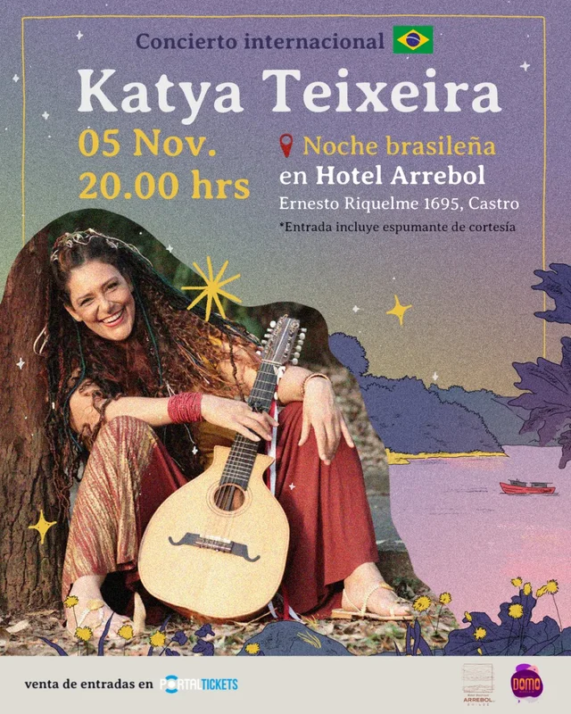 Katya Teixeira: Brasil Se Toma Chiloé En Hotel Arrebol, Castro