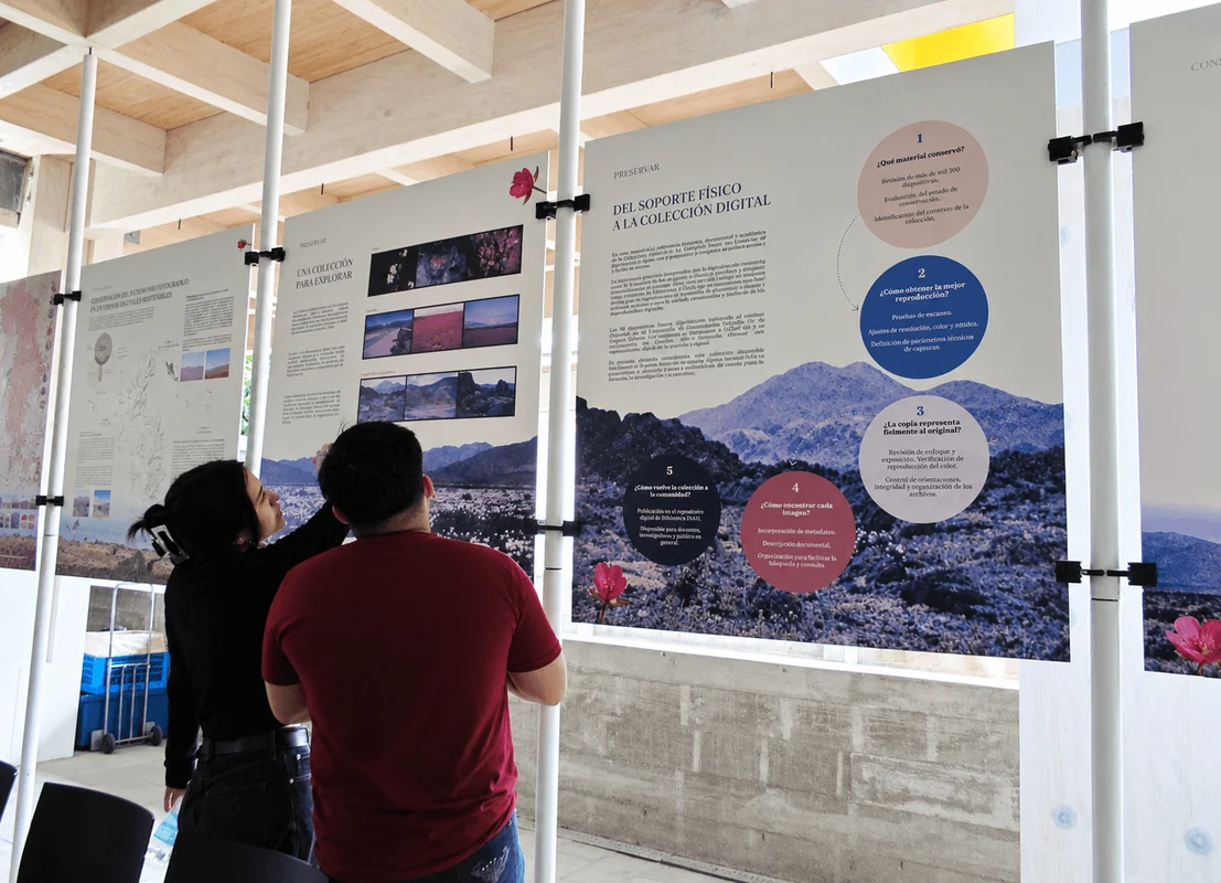 Exposición - Del hallazgo al acceso: el Desierto Florido en 98 diapositivas